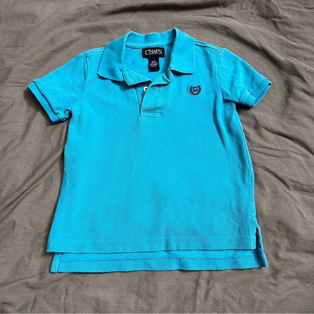 Chaps - Polo - Blue - Sz: 3T